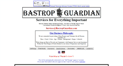 Desktop Screenshot of bastropguardian.com